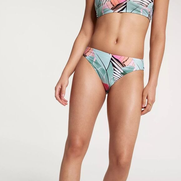 Calia Women's Wide Banded Bottom High Leg, Desert Flora Agave Leaf size XL NWT - Picture 1 of 6